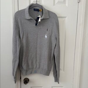 Polo Ralph Lauren Gray Knit Sweater | NWT | MSRP $138 | Size M
